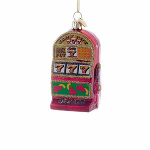 Kurt Adler Noble Gems Casino Slot Machine 3.5" Christmas Ornament