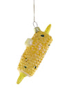 Cody Foster Corn on the Cob Summer Picnic BBQ Food Glass Christmas Ornament