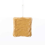 Kurt Adler Peanut Butter Spread Toast Bread Faux Food  Fake Bake Ornament