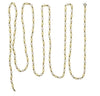 9 Foot Ivory and Gold Bead Christmas Tree Garland String Set of 3