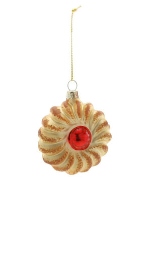 Cody Foster Spritz Italian Cookie Faux Food Christmas Glass Ornament