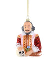 Cody Foster WILLIAM SHAKESPEARE English Playwright Writer Poet Glass Christmas Ornament