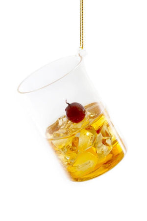 Cody Foster Cocktail Alcohol Bar Drink Glass Christmas Ornament