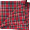 Red Tartan Christmas Plaid Cloth Napkins 18" Square Set of 4