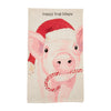 Mud Pie Home Farmhouse Pig Farm Watercolor Christmas Painted Kitchen Towel