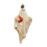 RAZ 5.5"Eric Cortina Friendly Halloween Ghost with Pumpkin Ornament