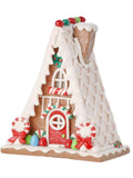 7" Gingerbread Candy A Frame Chalet Christmas Village House