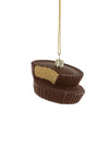 Cody Foster Stack Peanut Butter Chocolate Candy Cups Glass Ornament