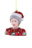 Cody Foster GOLDEN GIRLS TV Show Ugly Sweater Christmas Glass Ornament Dorothy