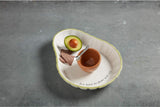 Mud Pie Home TIME TO GUAC AND ROLL Avocado Shape Chip Dip Party Serving Set