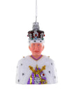 Cody Foster King Charles British England UK Royalty Glass Christmas Ornament