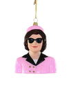 Cody Foster FMR 35th First Lady Jackie O Kennedy Onassis Fashion Icon Glass Ornament