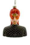 Cody Foster David Bowie Ziggy Stardust Singer Starman Musician 4.75 " Glass Christmas Ornament