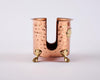 Mud Pie Home Bungalow Collection Hammered Copper Kitchen Sink Sponge Caddy Holder