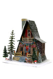 Cody Foster A-Frame Woodland Mountain Cabin Christmas Village House