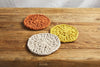 Mud Pie Home Mustard Yellow Crochet Knit Yarn Hot Plate Table Top Trivet