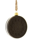 Cody Foster Oreo Chocolate Filled Cookie Sandwich Faux Food Glass Christmas Ornament