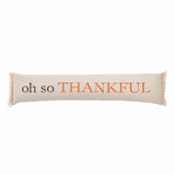 Mud Pie Home Oh So Merry Thankful Long Reversible Thanksgiving Christmas Pillow