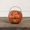 Ragon House 5" Retro Paper Mache Style Primitive Jack O-Lantern Choir Candy Bucket