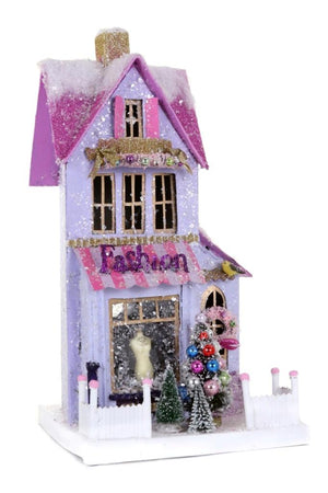 Cody Foster Fashion House Lavender Christmas Village House Shoppe