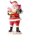 12.5" Jolly Old St. Nick Santa Claus with Presents Resin Christmas Figure