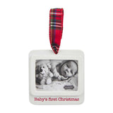 Mud Pie Home Baby's First 1st Christmas Hand Print Memory Ornament