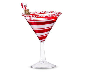 RAZ 6" Eric Cortina Peppermint Drink Cocktail Christmas Ornament