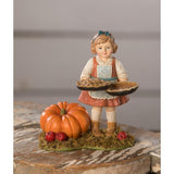 Bethany Lowe Patty Autumn Thanksgiving Pie Maker Kids Holiday Figure