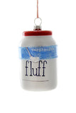 Cody Foster Marshmallow Fluff Sandwich Spread Kids Lunch Jar Glass Christmas Ornament