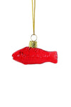 Cody Foster Swedish Gummi Fish Summer Candy Junk Food Glass Christmas Ornament