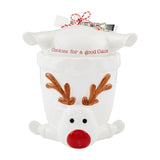 Mud Pie Home Circa Christmas Reindeer Cookies for a Good Claus Jar Set