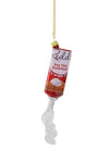 Cody Foster WHIPPED CREAM IN A CAN Fake Bake Glass Christmas Ornament