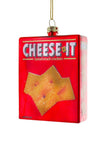 Cody Foster CHEESE IT Baked Snack Junk Food Cracker Glass Ornament