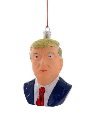 Cody Foster President Donald Trump POTUS GOP 3.75" Glass Christmas Ornament