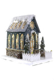 Cody Foster 10.75" Dark Green Greenhouse Christmas Village Putz House