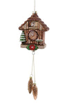 Cody Foster BLACK FOREST CUCKOO CLOCK German Design Glass Ornament