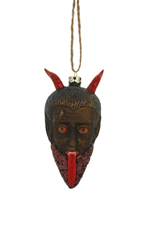 Cody Foster KRAMPUS the Devil Movie Character Glass Christmas Ornament