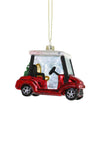 Cody Foster GOLF CART Country Club Greens Golfer Glass Ornament