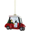 Cody Foster GOLF CART Country Club Greens Golfer Glass Ornament