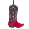 Kurt Adler Red Western Cowboy Boot Design 18.5" Christmas Stocking