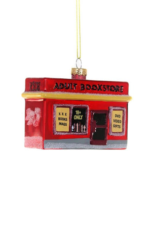 Cody Foster Adult Porn Erotic Sex Shop Bookstore Glass Christmas Ornament