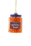 Cody Foster Tub of Cheese Puff Balls Faux Snack Food Christmas Ornament