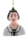 Cody Foster Coco Chanel Fashion Designer Icon Glass Christmas Ornament