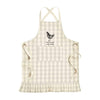 Mud Pie Home MY ROOST MY RULES Farmhouse Chicken Buffalo Check Kitchen Apron