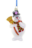 Cody Foster FROSTY the Snowman TV Character Glass Christmas Ornament