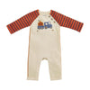 Mud Pie Kids OFF TO THE PATCH Tractor with Pumpkin Fall 1 Pc Boys Outfit