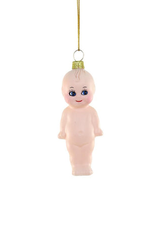 Cody Foster KEWPIE DOLL Retro 50's Style Glass Christmas Ornament