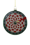 Cody Foster Dart Dartboard Board Bar Game Glass Christmas Ornament