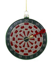 Cody Foster Dart Dartboard Board Bar Game Glass Christmas Ornament