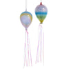 Kurt Adler Pastel 2.25" Party Balloon Christmas Ornament Set of 2
